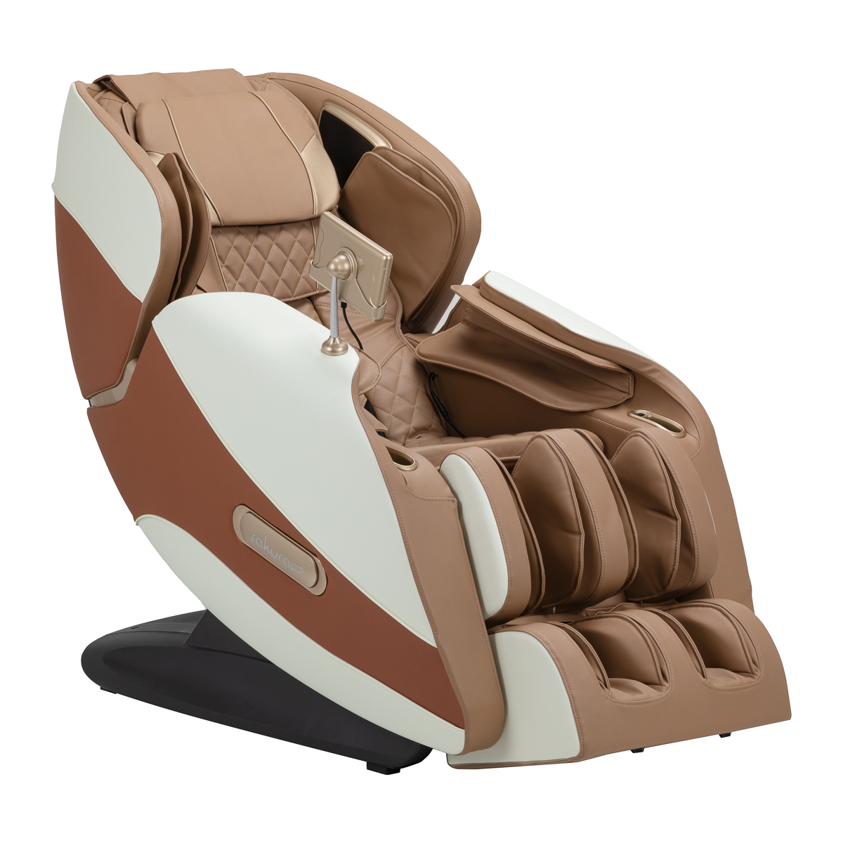 Poltrona Massaggiante Sakura Luxury 808 Bianca E Beige Poltrona Massaggiante Sakura Luxury 808 Bianca E Beige
