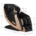 Poltrona Massaggiante Sakura Luxury 808 Nera Beige 18