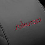 Poltrona Massaggiante Sakura Standard 801 Nera E Rossa 9