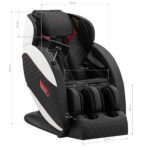 Poltrona Massaggiante Sakura Standard 801 Nera E Rossa 19