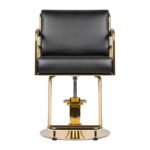 Poltrona Parrucchiere Gabbiano Prato Gold - Nero 2