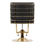 Poltrona Parrucchiere Gabbiano Prato Gold - Nero 3