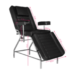 Poltrona Per Tatuaggi Nera Pro Ink 602 5