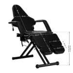 Poltrona Per Tatuaggi Pro Ink 610 Nera 17