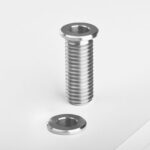 Portalampada Con Lente D'Ingrandimento In Tubo Inox 4