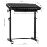 Pro Ink 718 Bracciolo Per Tatuaggi Nero Trapuntato B 7