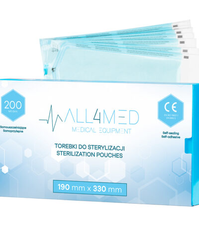 Sacchetti Autoclavabili All4Med 190 Mm X 330 Mm 200 Pezzi