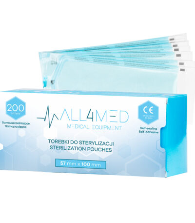 Sacchetti Autoclavabili All4Med 57 Mm X 100 Mm 200 Pezzi
