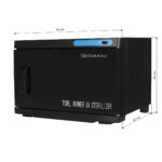 Scaldasalviette Con Sterilizzatore Uv-C 16L Nero 3