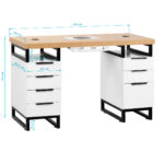 Scrivania Cosmetica Momo L02 Con Assorbitore Di Polvere 17