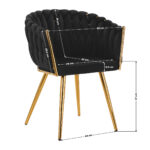 Sedia 4Rico Qs-Gw06G Nera 8