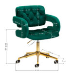 Sedia 4Rico Qs-Of213G Verde 9