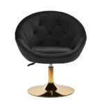Sedia Girevole 4Rico Qs-Bl12G Nera 1