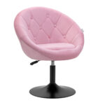 Sedia Girevole 4Rico Qs-Bl12G Rosa