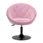 Sedia Girevole 4Rico Qs-Bl12G Rosa 1