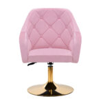 Sedia Girevole 4Rico Qs-Bl14G Rosa 1