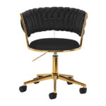 Sedia Girevole 4Rico Qs-Gw01G Nera 1