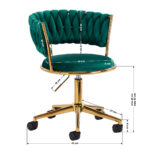 Sedia Girevole 4Rico Qs-Gw01G Verde 8