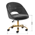 Sedia Girevole 4Rico Qs-Mf18G Grigia 7