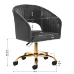 Sedia Girevole 4Rico Qs-Of212G Grigia 8