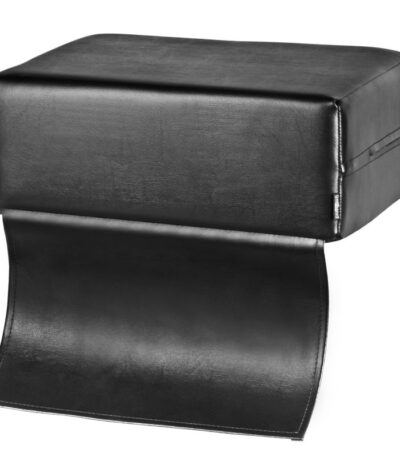 Seggiolino Nero Per Bambini Sulla Sedia Del Barbiere