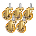 Set Di 5 Ruote Per Sgabello A Pressione Roll Speed ​​Gold