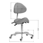 Sgabello Cosmetico 1004 Giovanni Gray 8