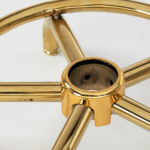 Sgabello Cosmetico 6001-G Bianco Oro Seconda Categoria 6