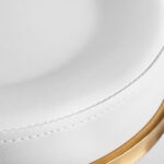 Sgabello Cosmetico H5 Bianco Oro 4