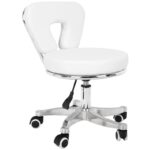 Sgabello Cosmetico Per Pedicure 9266 Bianco