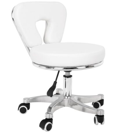 Sgabello Cosmetico Per Pedicure 9266 Bianco