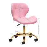 Sgabello Cosmetico Qs-06G Rosa 6