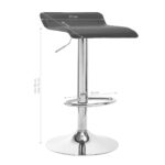 Sgabello Da Bar Qs-B08 Grigio 5