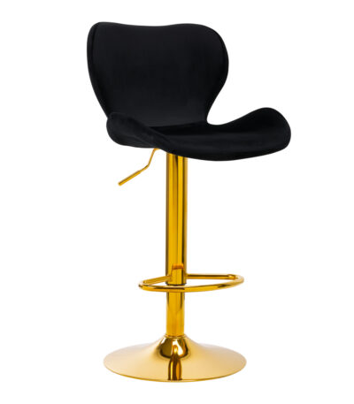 Sgabello Da Bar Qs-B15 Velluto Nero
