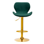 Sgabello Da Bar Qs-B15 Verde Velluto 2