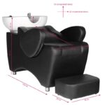 Sistema Per Capelli Hsb46 Unità Di Lavaggio Per Parrucchiere Nera 5