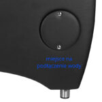 Sistema Per Capelli Hsb46 Unità Di Lavaggio Per Parrucchiere Nera 3