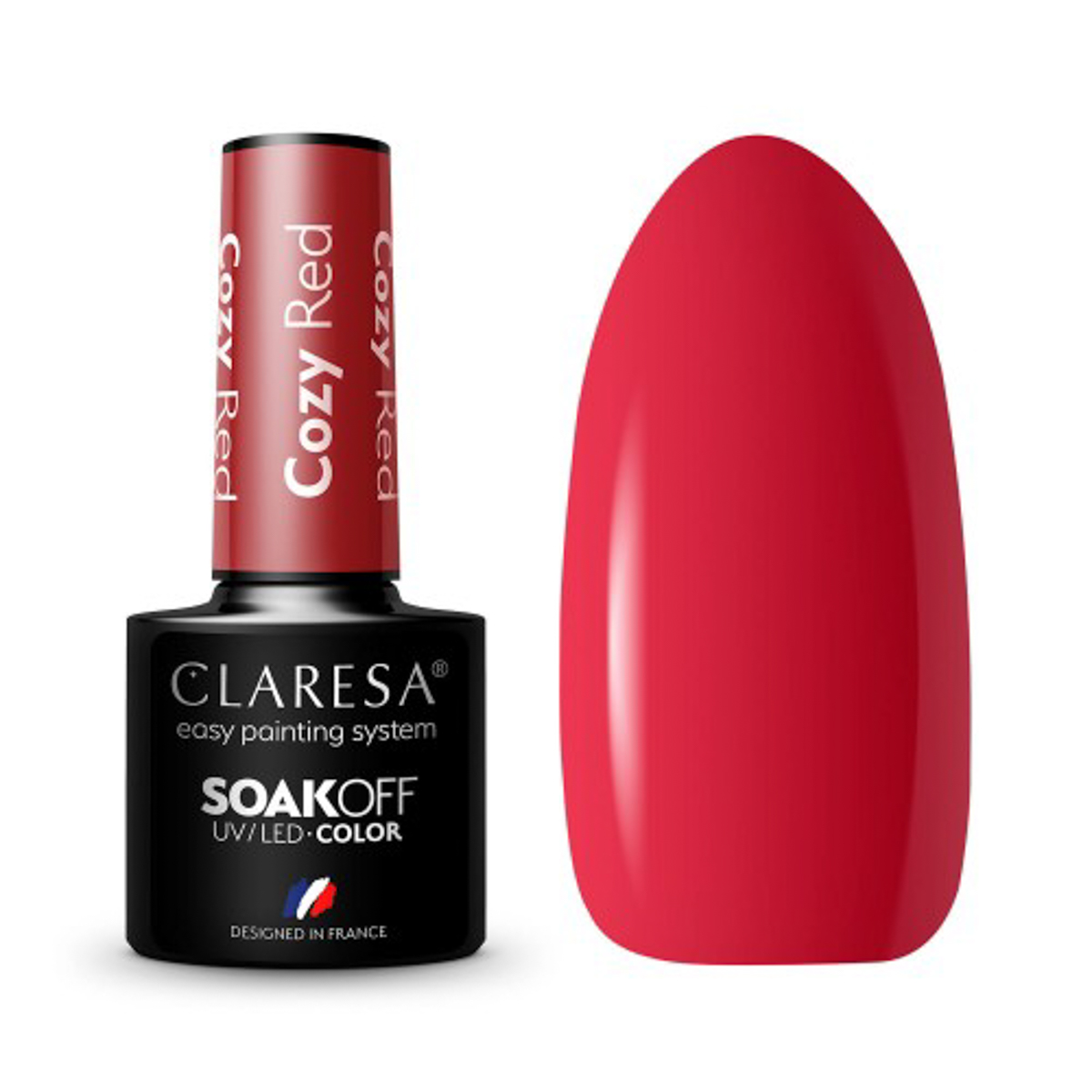 Smalto Ibrido Claresa Cozy Red -5G Smalto Ibrido Claresa Cozy Red -5G