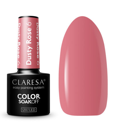Smalto Ibrido Claresa Dusty Rose 6 -5G