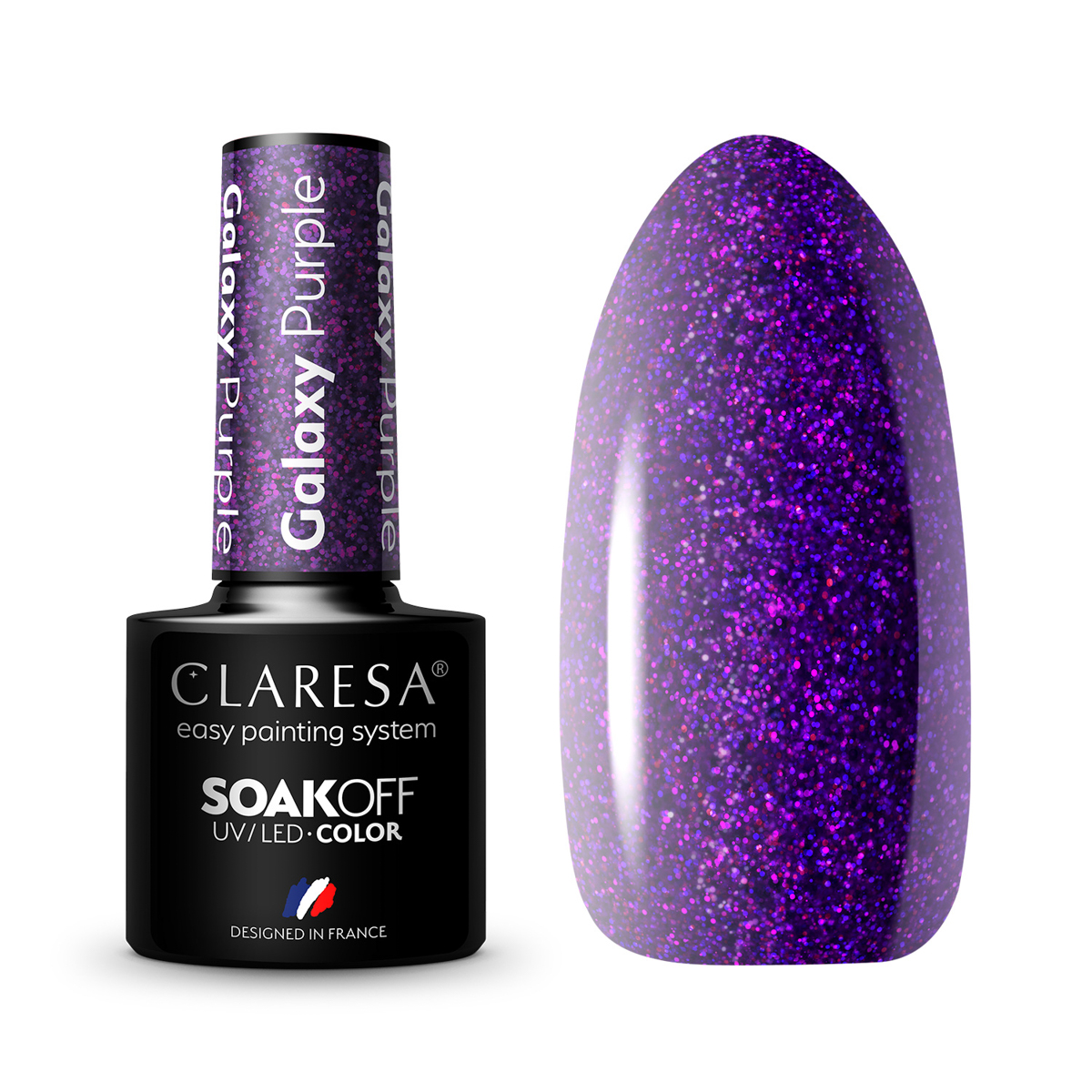 Smalto Ibrido Claresa Galaxy Purple 5G Smalto Ibrido Claresa Galaxy Purple 5G
