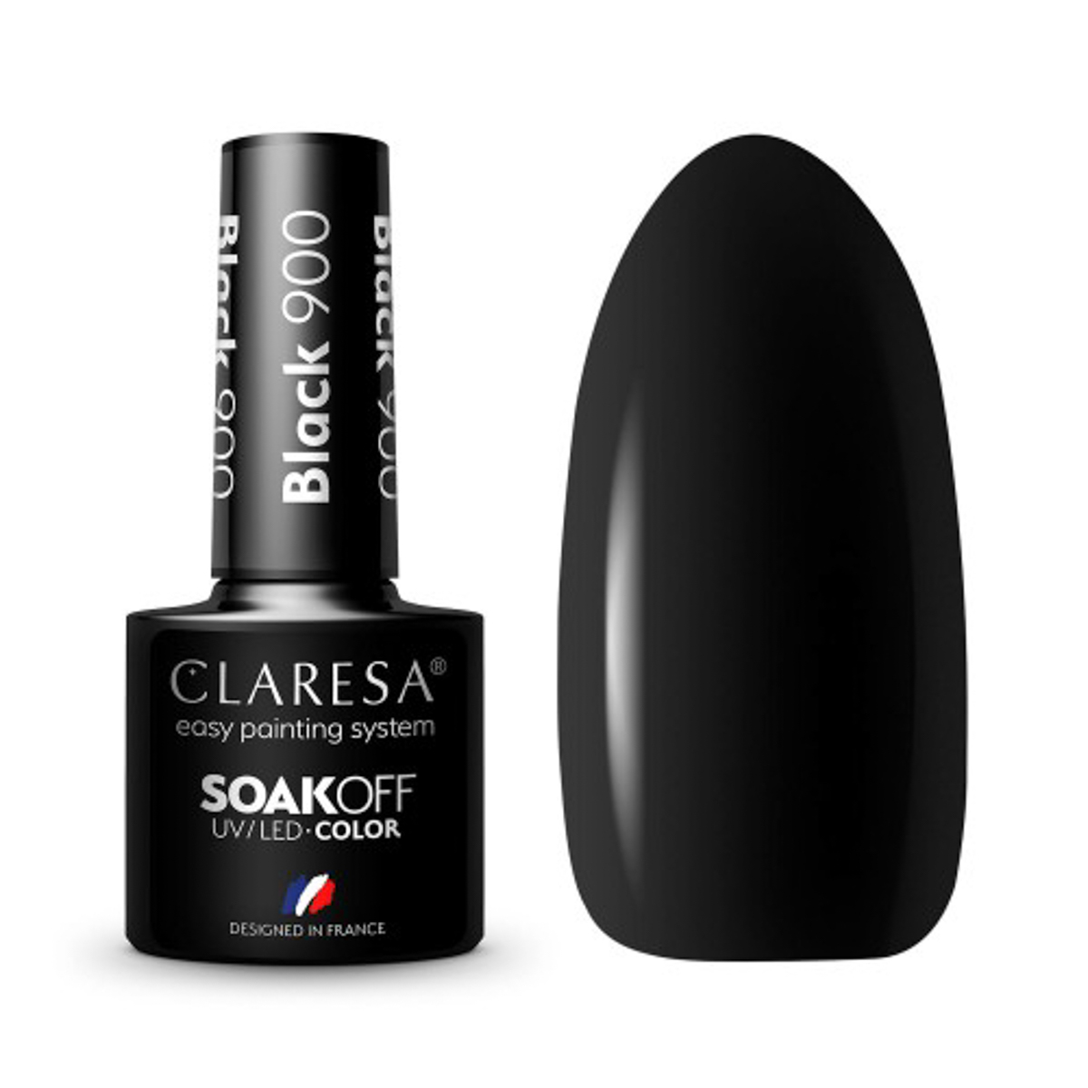 Smalto Ibrido Claresa Nero 900 -5G Smalto Ibrido Claresa Nero 900 -5G