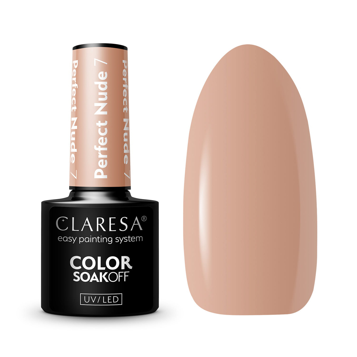 Smalto Ibrido Claresa Perfect Nude 7 -5G Smalto Ibrido Claresa Perfect Nude 7 -5G