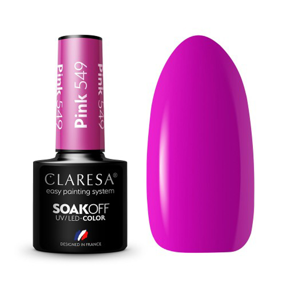Smalto Ibrido Claresa Pink 549 -5G Smalto Ibrido Claresa Pink 549 -5G
