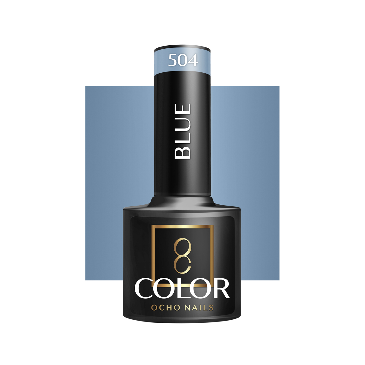 Smalto Ibrido Ocho Nails Blu 504 -5 G Smalto Ibrido Ocho Nails Blu 504 -5 G