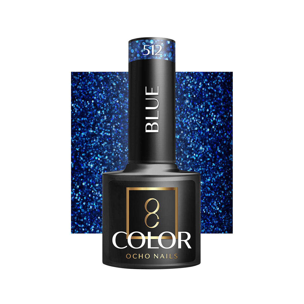 Smalto Ibrido Ocho Nails Blu 512 -5 G Smalto Ibrido Ocho Nails Blu 512 -5 G