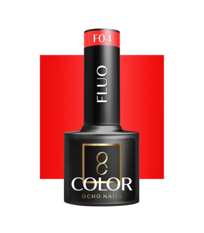 Smalto Ibrido Ocho Nails Fluo F04 -5 G