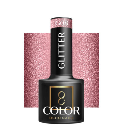 Smalto Ibrido Ocho Nails Glitter G08 -5 G