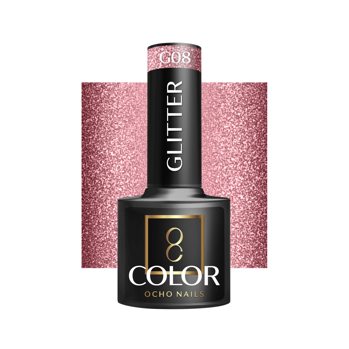 Smalto Ibrido Ocho Nails Glitter G08 -5 G Smalto Ibrido Ocho Nails Glitter G08 -5 G