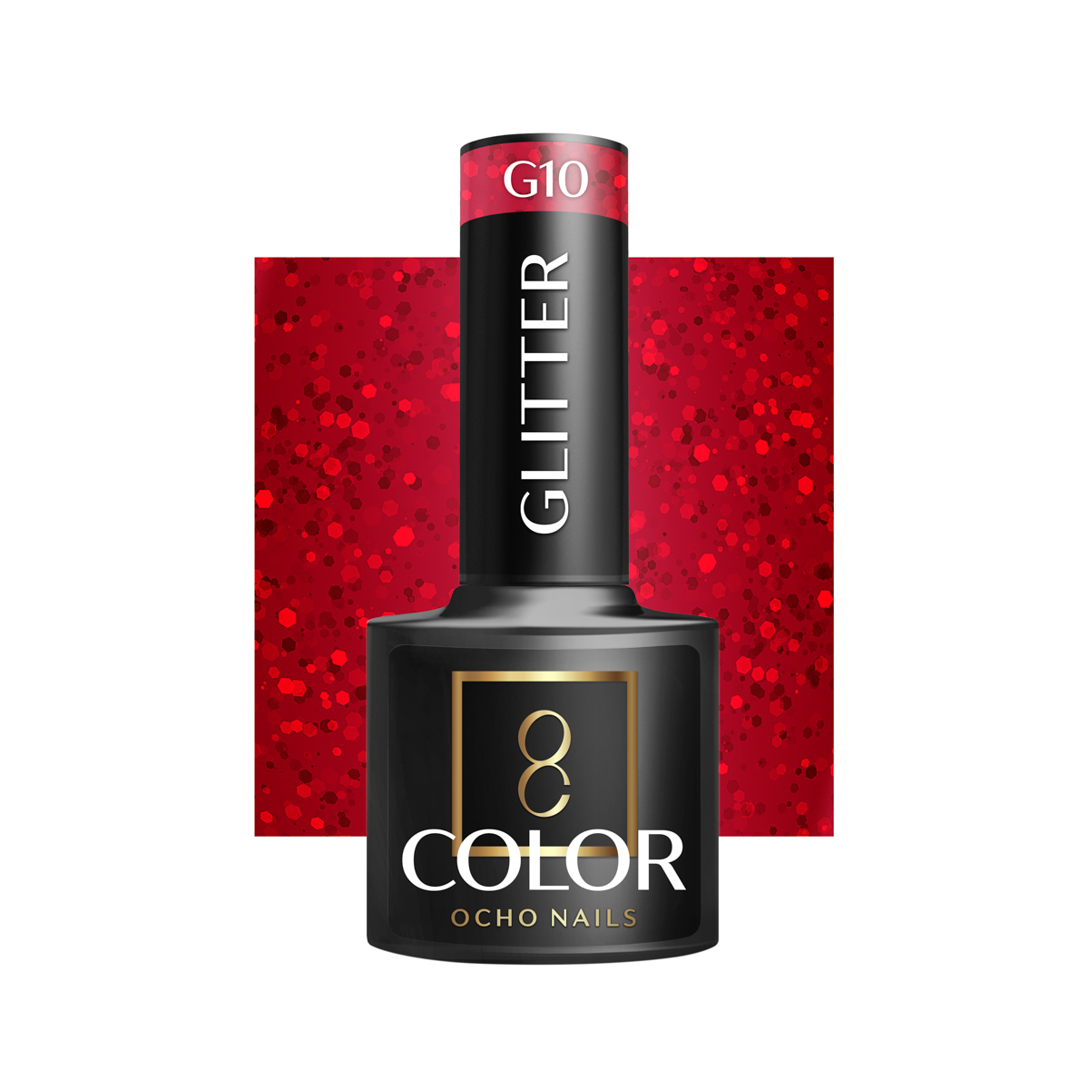Smalto Ibrido Ocho Nails Glitter G10 -5 G Smalto Ibrido Ocho Nails Glitter G10 -5 G
