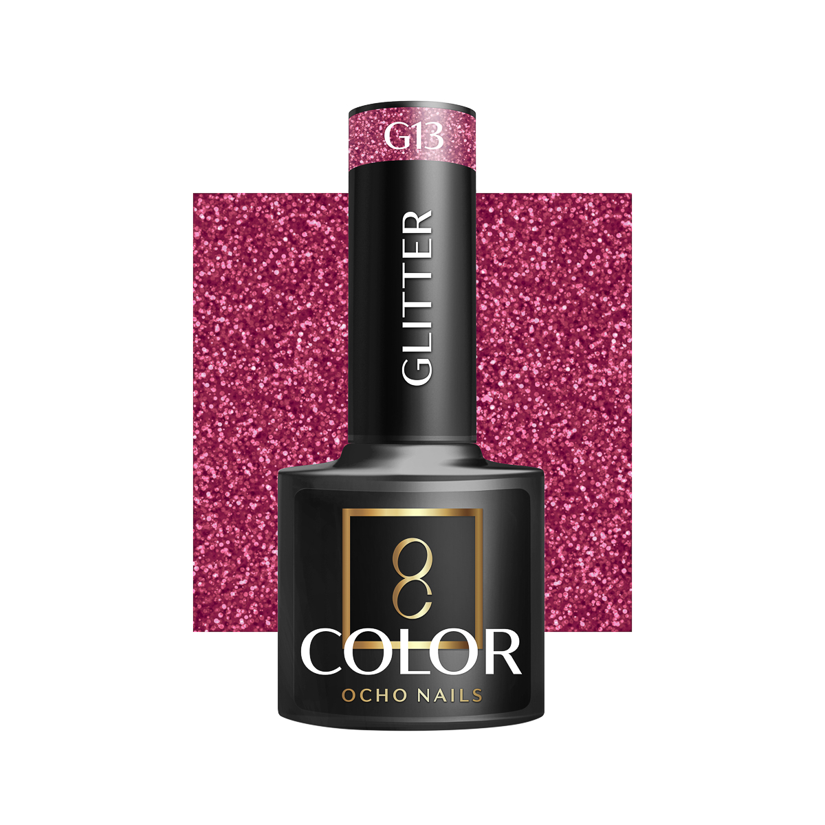 Smalto Ibrido Ocho Nails Glitter G13 -5 G Smalto Ibrido Ocho Nails Glitter G13 -5 G